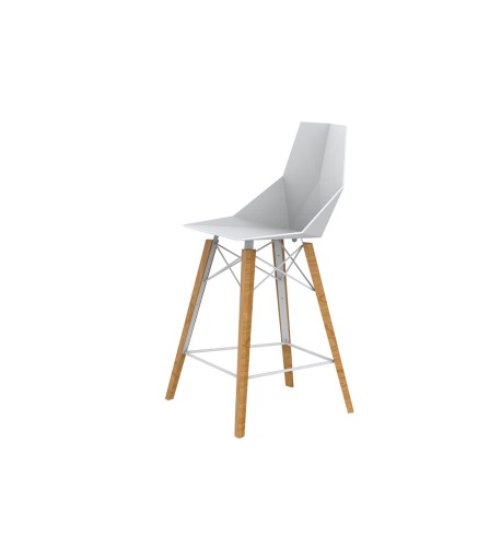 Hoker Faz drewniany czarny h 102 VONDOM