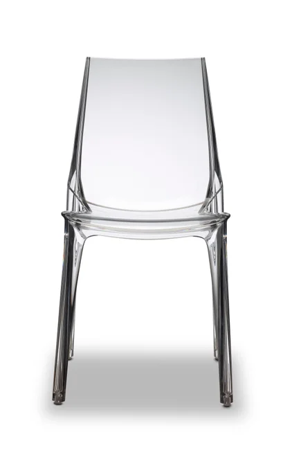 Krzesło Vanity Scab Design transparentne przezroczyste elegancja prostota minimalizm komfort wysoka jakość