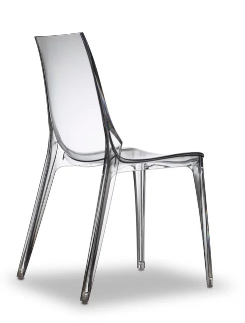 Krzesło Vanity Scab Design transparentne przezroczyste elegancja prostota minimalizm komfort wysoka jakość