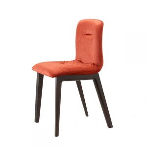 Krzesło Alice Pop Natural, ciemna rama 