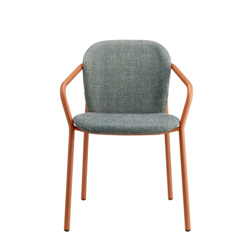 Krzesło Finn z podłokietnikiem  - rama terracotta