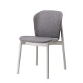 Krzesło Finn natural - rama szary mat