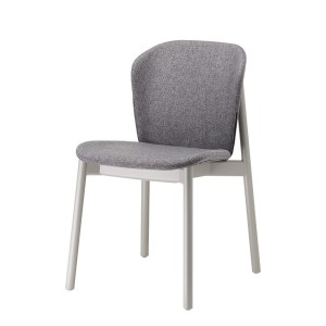 Krzesło Finn natural - rama szary mat 