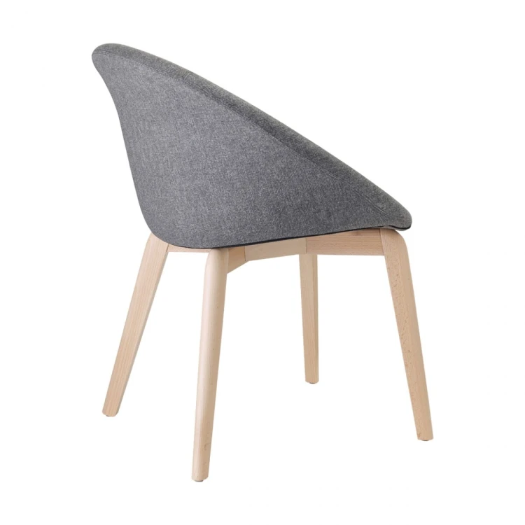 Krzesło Giulia  pop  natural - jasne nogi