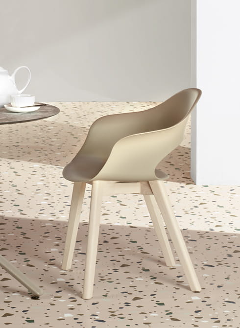 Krzesło Lady B Pop natural - drewno bielone