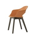 Krzesło Lady B Pop natural - ciemne drewno