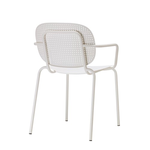 Krzesło Si-Si  dots  z podłokietnikami - linen