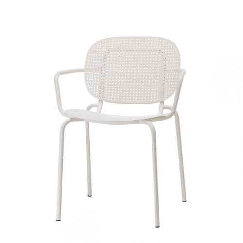 Krzesło Si-Si  dots  z podłokietnikami - linen
