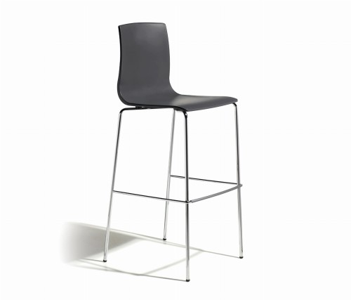 Hoker Alice 2575 81 h80 Scab Design - antracytowy, włoski stołek barowy minimalistyczny nowoczesny