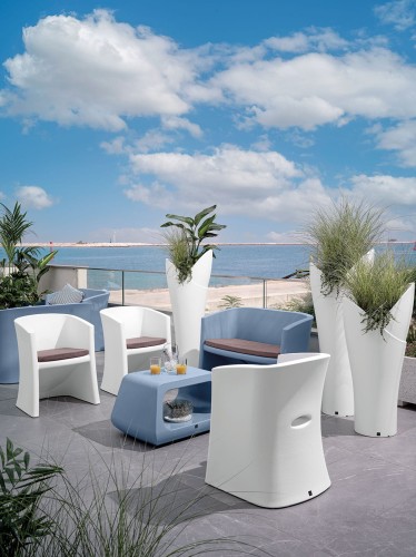 Sofa Breeze, sofa Lyxo Design, sofa plastikowa, sofa z tworzywa sztucznego, sofa outdoorowa, sofa eventowa, sofa na dwór, sofa ogrodowa