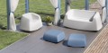 Sofa Sugar Lyxo Design, sofa na dwór, sofa z tworzywa sztucznego, sofa do ogrodu, sofa otudoorowa, sofa na event, sofa eventowa