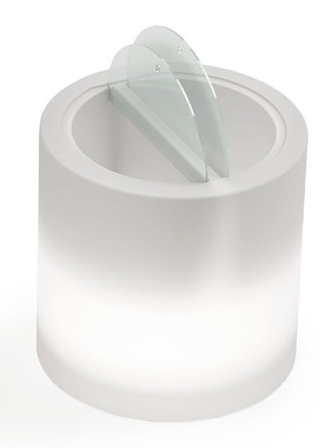 Stolik kawowy Cylinder RGBW LED Lyxo Design, stolik kawowy świecący, stoli kawowy LED, stolik kawowy z miejscem na lód