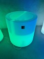 Stolik kawowy Cylinder RGBW LED Lyxo Design, stolik kawowy świecący, stoli kawowy LED, stolik kawowy z miejscem na lód