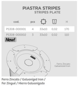 Stabilizator podstawy do lamp Stripes 170 cm - komplet czterech sztuk