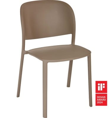 Krzesło Trena Ezpeleta, krzesło plastikowe, krzesło do ogrodu, krzesło do restauracji, krzesło sztaplowane, krzesło cateringowe, krzesło outdoorowe
