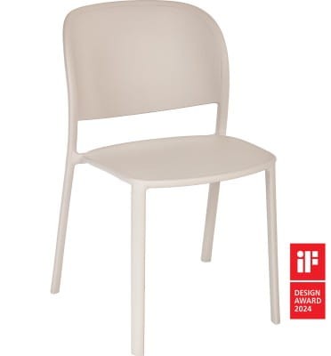 Krzesło Trena Ezpeleta, krzesło plastikowe, krzesło do ogrodu, krzesło do restauracji, krzesło sztaplowane, krzesło cateringowe, krzesło outdoorowe