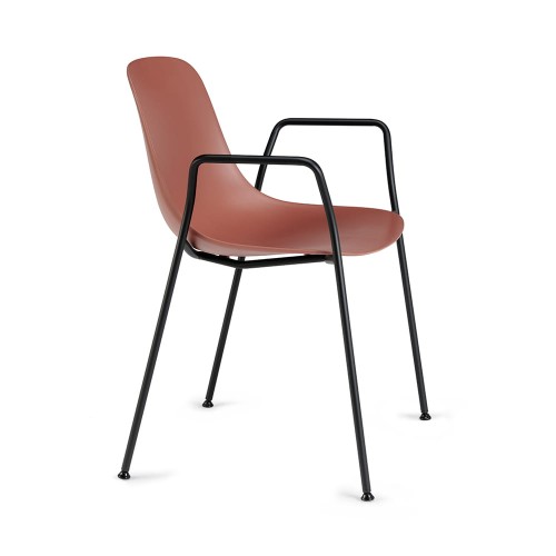Krzesło Pure Loop Mono Infiniti Design, krzesło Pure Infiniti, krzesło włoskie, krzesło plastikowe, krzesło metal, krzesło sztaplowane, krzesło designerskie