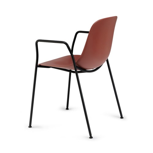 Krzesło Pure Loop Mono Infiniti Design, krzesło Pure Infiniti, krzesło włoskie, krzesło plastikowe, krzesło metal, krzesło sztaplowane, krzesło designerskie