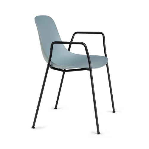 Krzesło Pure Loop Mono Infiniti Design, krzesło Pure Infiniti, krzesło włoskie, krzesło plastikowe, krzesło metal, krzesło sztaplowane, krzesło designerskie