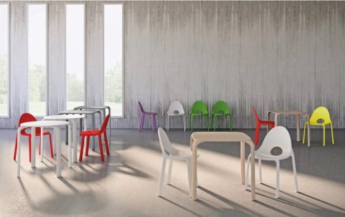 Stół Drop Square Ininiti, stół włoski, stół outdoorowy, stół do ogrodu, stół na dwór, stół do ogródka piwnego