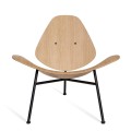 Fotel Kram Infiniti Design, Lounge Chair Pedersen, fotel włoski, fotel drewniany, fotel dębowy