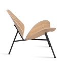 Fotel Kram Infiniti Design, Lounge Chair Pedersen, fotel włoski, fotel drewniany, fotel dębowy
