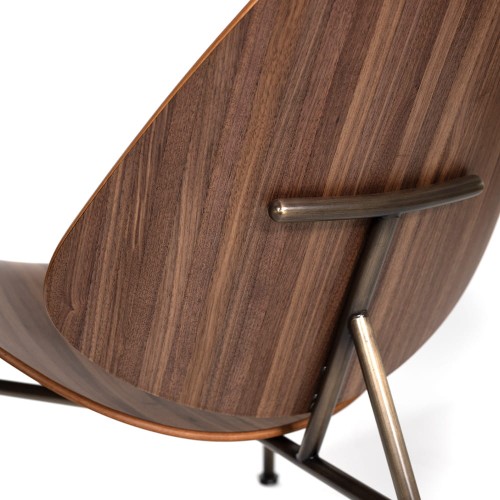 Fotel Kram Infiniti Design, Lounge Chair Pedersen, fotel włoski, fotel drewniany, fotel dębowy