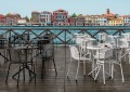 Krzesło Villa Colos, krzesło włoskie, krzesło metalowe do ogrodu, krzesło odporne na warunki atmosferyczne, krzesło outdoorowe do ogrodu, krzesło do ogródka piwnego
