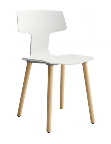 włoski design, stylowe krzesło, nowoczesne krzesło, outdoorowe krzesło, drewniane nóżki