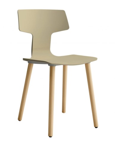 włoski design, stylowe krzesło, nowoczesne krzesło, outdoorowe krzesło, drewniane nóżki