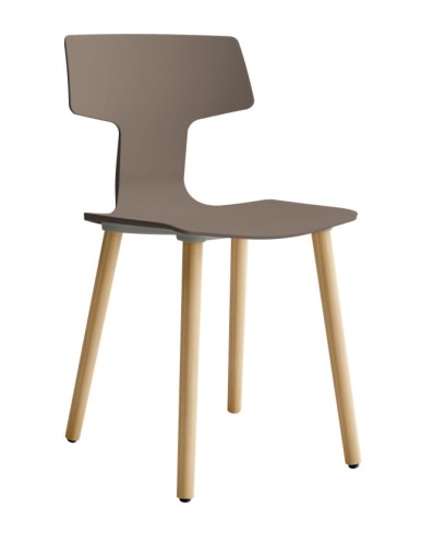 włoski design, stylowe krzesło, nowoczesne krzesło, outdoorowe krzesło, drewniane nóżki