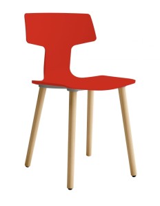 Krzesło Split GL czerwony - Colos