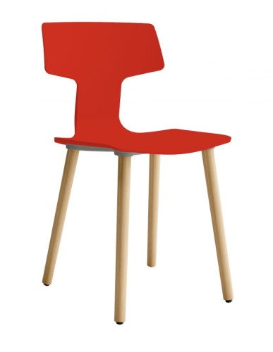 włoski design, stylowe krzesło, nowoczesne krzesło, outdoorowe krzesło, drewniane nóżki