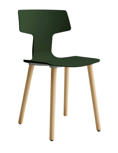 włoski design, stylowe krzesło, nowoczesne krzesło, outdoorowe krzesło, drewniane nóżki