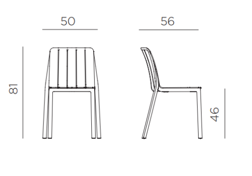 włoski design, modne krzesło, stylowe krzesło, nowoczesne krzesło, krzesło z polipropylenu