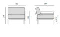 moduł Maximo Nardi, moduł sofa Maximo, sofa Maximo, włoski design, sofa outdoor