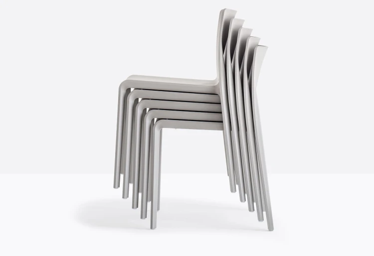 krzesło Volt 670 szary, krzesło Pedrali, krzesło włoski design, nowoczesny design