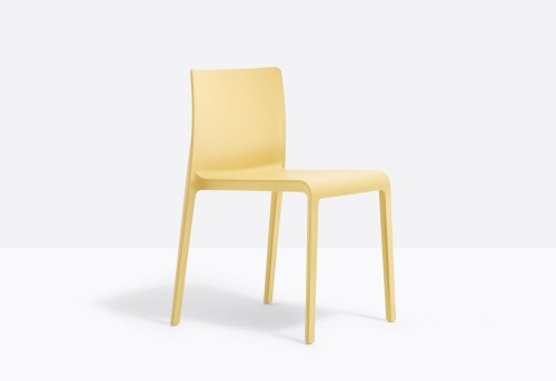 krzesło Volt 670 żółty, krzesło Pedrali, krzesło włoski design, nowoczesny design