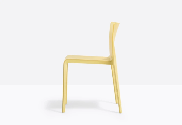 krzesło Volt 670 żółty, krzesło Pedrali, krzesło włoski design, nowoczesny design