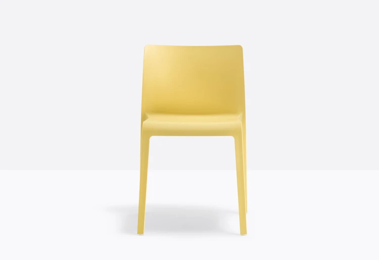 krzesło Volt 670 żółty, krzesło Pedrali, krzesło włoski design, nowoczesny design