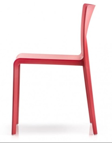 krzesło Volt 670 czerwony, krzesło Pedrali, krzesło włoski design, nowoczesny design