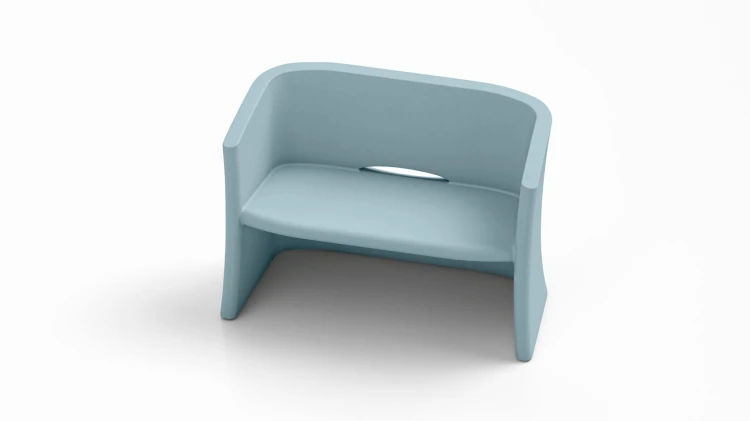Sofa Breeze, sofa Lyxo Design, sofa plastikowa, sofa z tworzywa sztucznego, sofa outdoorowa, sofa eventowa, sofa na dwór, sofa ogrodowa