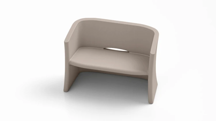 Sofa Breeze, sofa Lyxo Design, sofa plastikowa, sofa z tworzywa sztucznego, sofa outdoorowa, sofa eventowa, sofa na dwór, sofa ogrodowa