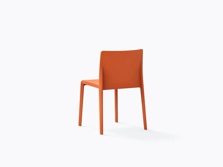 krzesło Volt 670 pomarańczowy, krzesło Pedrali, krzesło włoski design, nowoczesny design