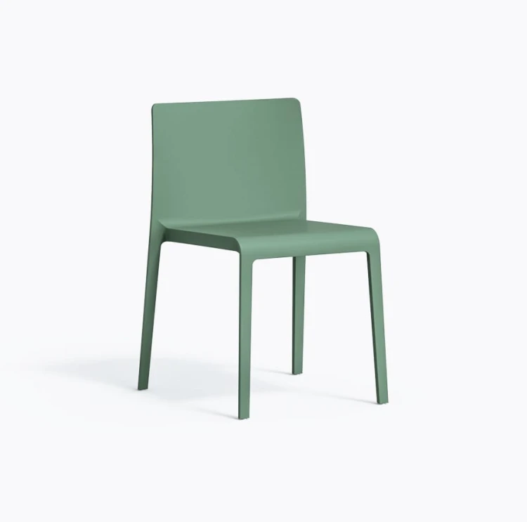 krzesło Volt 670 zielony, krzesło Pedrali, krzesło włoski design, nowoczesny design