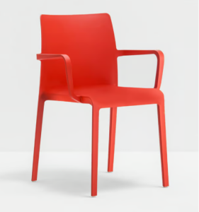 Krzesło Volt 674 HB Czerwony - Pedrali 