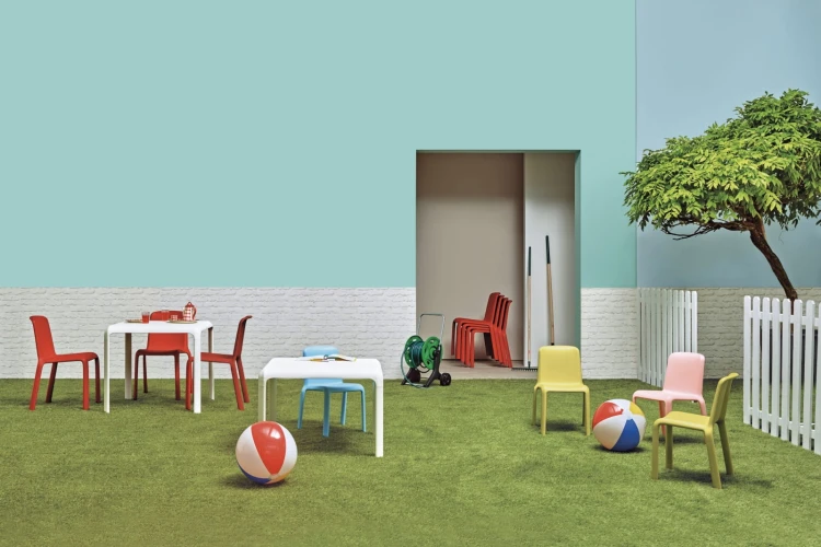 stół Snow, stół Pedrali, stół kwadratowy, stół biały, stół do jadalni, sół do restauracji, stół outdoor, nowoczesny design, włoski design