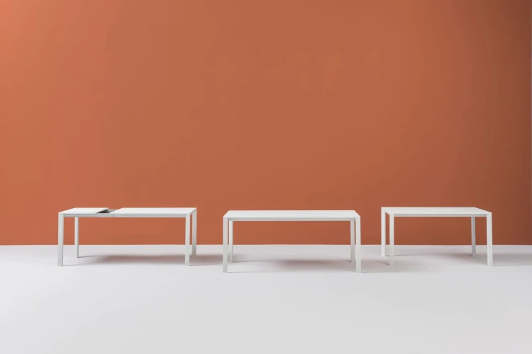 stół More, stół Pedrali, stół rozkładany, biały stół, stół do jadalni, stół do sali konferencyjnej, stół prostokątny, nowoczesny design, włoski design