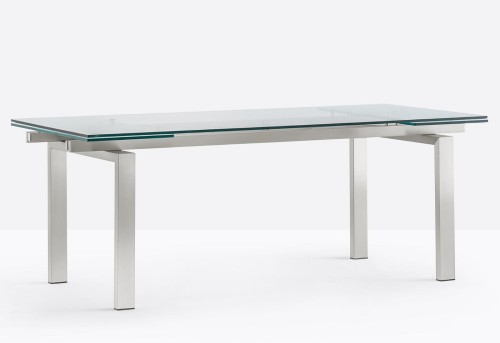 stół Magic, stół Pedrali, stół rozkładany, stół szklany, stół do jadalni, nowoczesny design, włoski design