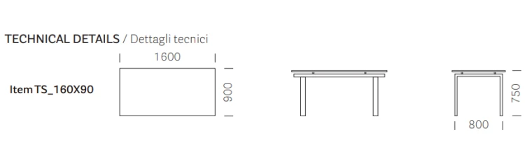 stół Space, stół Pedrali, stół metalowy szklany blat, stół do jadalni, stół do biura, elegancki stół, nowoczesny design, włoski design